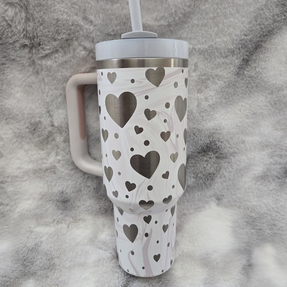 Stanley Heart Pattern Tumbler - Picture 2 of 3